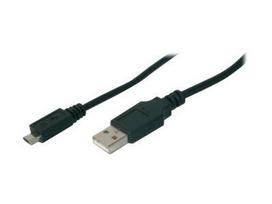 usb 3 0 type b - ASSMANN USB 2.0 connection cable type A - micro B M/M 3.0m USB 2.0 conform bl - 1 nuotrauka