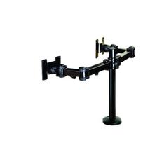 tv laikiklus - NEWSTAR FLAT SCREEN DESK MOUNT (GROMMET) 10-27" BLACK - 2 nuotrauka