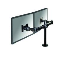 tv laikiklus - NEWSTAR FLAT SCREEN DESK MOUNT (GROMMET) 10-27" BLACK - 3 nuotrauka