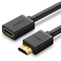3d 4k - Ugreen HDMI (female) - HDMI (male) cable adapter 4K 10,2Gbps 1m Black - 1 nuotrauka