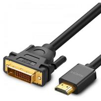 dvi kabelis - Ugreen 11150 HD106 Black - 1 nuotrauka