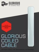 coiled cable - Glorious USB-C to USB-A Red - 1 nuotrauka