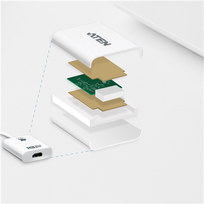 hdmi to displayport kabelis - ATEN True 4k DP to HDMI 2.0 Active Adapter VC986B - 2 nuotrauka