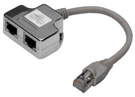 rj45 adapteris - DIGITUS DN-93904 CAT 5e Patch Cable Adapter - 1 nuotrauka