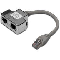 rj45 adapteris - DIGITUS DN-93904 CAT 5e Patch Cable Adapter - 2 nuotrauka