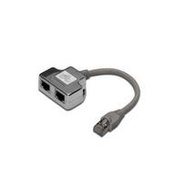 rj45 adapteris - DIGITUS DN-93904 CAT 5e Patch Cable Adapter - 3 nuotrauka