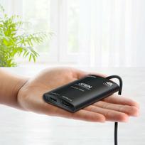 ata laidas - ATEN 2-port True 4k HDMI Splitter VS82H-AT Black - 4 nuotrauka
