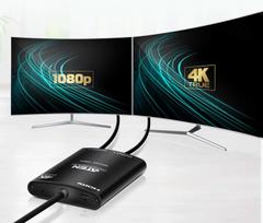 ata laidas - ATEN 2-port True 4k HDMI Splitter VS82H-AT Black - 5 nuotrauka