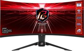 165hz monitorius - ASROCK 34" WQHD 165Hz PG34WQ15R2B - 1 nuotrauka