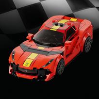 konstruktorius lego ferrari - LEGO Speed Champions Ferrari 812 Competizione 76914 - 5 nuotrauka