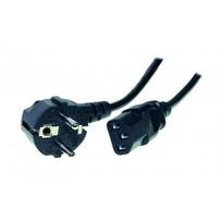 Conecto 220 v PC Power cable SCHUKO plug- ICE socket black, 1,5m