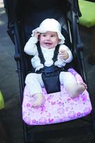 vezimelio paminkstinimas - CUDDLECO vežimėlio įdėklas/paminkštinimas Black&White Stars Mini CC844050 - 5 nuotrauka