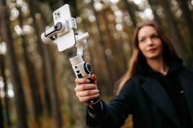 kameros stabilizatorius - Zhiyun Smooth 5S Combo, White - 8 nuotrauka