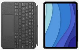 logitech keyboard for ipad - Logitech Combo Touch iPad Pro 11 EN, juoda, belaidė - 3 nuotrauka