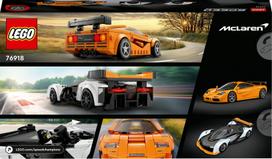 lego modeliai -  LEGO Speed Champions McLaren Solus GT ir McLaren F1 LM 76918 - 2 nuotrauka