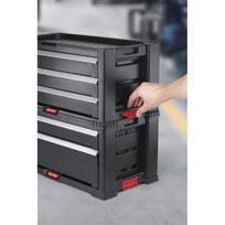 keter irankiu dezes - Įrankių dėžė Keter, 289 mm x 562 mm x 262 mm, juoda - 2 nuotrauka