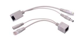 poe laidas - PoE adapteris - maitinimas per LAN - RJ45 į DC jungtį, 2 vnt - 2 nuotrauka