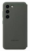 s23 - Samsung "Smart View Wallet Case Galaxy S23 (EF-ZS911CGE)" Khaki - 2 nuotrauka