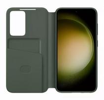 s23 - Samsung "Smart View Wallet Case Galaxy S23 (EF-ZS911CGE)" Khaki - 4 nuotrauka