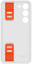 samsung silikoninis deklas ef - Samsung "Silicone Cover with Strap Galaxy S23 (EF-GS911TWE)" White - 2 nuotrauka