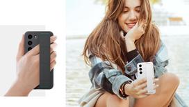 samsung silikoninis deklas ef - Samsung "Silicone Cover with Strap Galaxy S23 (EF-GS911TWE)" White - 3 nuotrauka