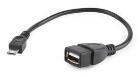 otg cable usb to usb micro - GEMBIRD A-OTG-AFBM-03 - 1 nuotrauka