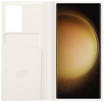 s23 - Samsung "Smart View Wallet Case Galaxy S23 Ultra (EF-ZS918CUE)" Cream - 3 nuotrauka