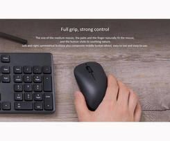 xiaomi gaming - Xiaomi Wireless Mouse Lite Black (Juoda) - 5 nuotrauka