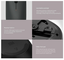 xiaomi gaming - Xiaomi Wireless Mouse Lite Black (Juoda) - 6 nuotrauka