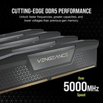 32gb 2x16gb ddr5 - Corsair Vengeance Black, DDR5, 32 GB, 6000 MHz - 6 nuotrauka