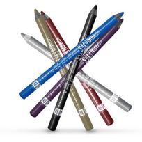 scandalia - Rimmel Scandaleyes Waterproof Eyeliner vandeniui atsparus akių pieštukas - 008 Blue - 4 nuotrauka