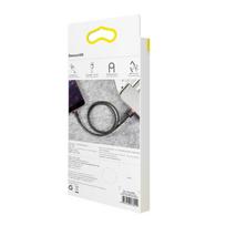 lightning to usb a cable - Baseus CALKLF-B19 Cafule USB to Lightning 2.4A, 1m Black - 9 nuotrauka