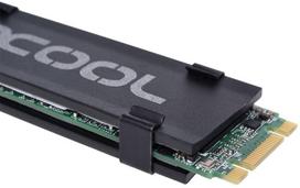 m.2 ausinimas - Alphacool HDX M.2 SSD M01 80mm Black (Juodas) - 4 nuotrauka