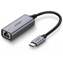 ethernet rj45 usb c - Ugreen CR199 USB-C to RJ45 Grey - 1 nuotrauka