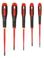 Bahco Ergo Insulated Screwdriver Set BE-9881SL, 200 mm, 5 vnt.
