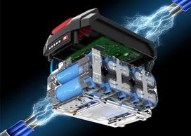 cata - Akumuliatorius Cat DXB4, 18 V, li-ion, 4000 mAh - 4 nuotrauka