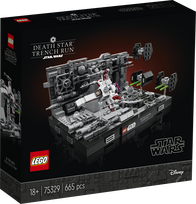 ataka - LEGO Star Wars Atakos Death Star kanjonuose diorama 75329 - 8 nuotrauka
