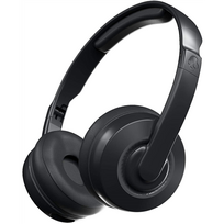ausiniu laidas - Skullcandy Wireless Headphones Cassette (Juodos) - 1 nuotrauka