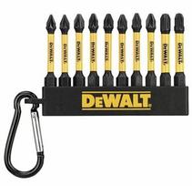 Sukimo antgalių rinkinys 1/4´´ Flextorq 10 vnt. PZ, DeWalt