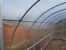 polikarbonatas 6 mm - Arkinis šiltnamis KLASIKA TUBE 6 m2 (3x2 m) su 4 mm polikarbonato danga - 4 nuotrauka