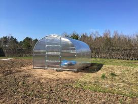 senukai.lt polikarbonatas - Šiltnamis BALTIC LT 12 metrų ilgio 36 m2 (3x12 m) su 4 mm polikarbonato danga - 7 nuotrauka