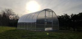 polikarbonatas 6 mm - Arkinis šiltnamis KLASIKA TUBE 12 m2 (3x4 m) su 6 mm polikarbonato danga - 2 nuotrauka