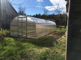polikarbonatas 6 mm - Arkinis šiltnamis KLASIKA 18 m2 (3x6 m) su 6 mm. polikarbonato danga - 7 nuotrauka
