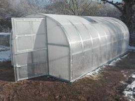 polikarbonatas 6 mm - Arkinis šiltnamis KLASIKA 18 m2 (3x6 m) su 6 mm. polikarbonato danga - 11 nuotrauka