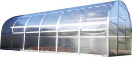siltnamiai 3x8 - Šiltnamis BALTIC LT 8 metrų ilgio 24 m2 (3x8 m) su 6 mm polikarbonato danga - 1 nuotrauka