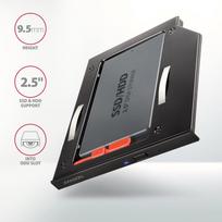 sata ssd - Axagon RSS-CD09 ODD – 2.5" SATA SSD/HDD CADDY, 9.5 MM, 2.5" - 2 nuotrauka