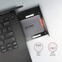 sata ssd - Axagon RSS-CD09 ODD – 2.5" SATA SSD/HDD CADDY, 9.5 MM, 2.5" - 5 nuotrauka