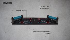 push up board - Lenta atsispaudimams AVENTO 42HL (Juoda) - 4 nuotrauka