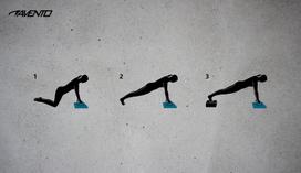push up board - Lenta atsispaudimams AVENTO 42HL (Juoda) - 5 nuotrauka