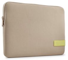 laptop case - Case Logic Reflect Laptop Sleeve 14" Plaza Taupe / Sun-Lime - 3 nuotrauka